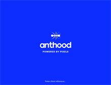 Tablet Screenshot of anthood.com